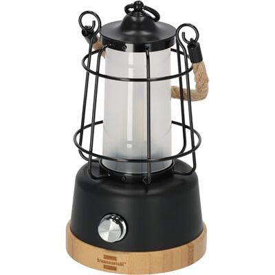 Brennenstuhl CAL 1 LED oplaadbare kampeerlamp (350 lm, IP44, brandduur tot 75 uur, dimbaar, regelbare kleurtemperatuur, oplaadbare kampeerlamp met henneptouw en bamboevoet), zwart Brennenstuhl CAL 1 LED oplaadbare kampeerlamp (350 lm, IP44, brandduur tot 75 uur, dimbaar, regelbare kleurtemperatuur, oplaadbare kampeerlamp met henneptouw en bamboevoet), zwart