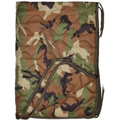 Mil-Tec 14425020 Poncho Liner quilt Woodland , 210 x 150 cm Mil-Tec 14425020 Poncho Liner quilt Woodland , 210 x 150 cm