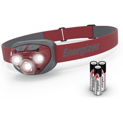 Energizer Vision HD+ Focus Led-hoofdlamp, 315 lumen, verstelbare zoom, straal 80 m, comfortabele hoofdband, verstelbaar, IPX4 waterdicht, batterijduur 8 uur, batterijen inbegrepen Energizer Vision HD+ Focus Led-hoofdlamp, 315 lumen, verstelbare zoom, straal 80 m, comfortabele hoofdband, verstelbaar, IPX4 waterdicht, batterijduur 8 uur, batterijen inbegrepen
