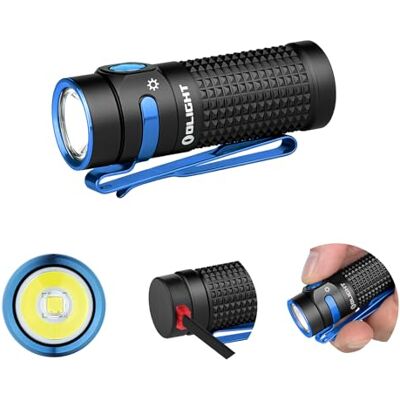 OLIGHT Baton 4 led-zaklamp, oplaadbaar, hoog vermogen, 1300 lumen, 170 m, mini-zaklamp, waterdicht, voor camping, noodreizen, zwart OLIGHT Baton 4 led-zaklamp, oplaadbaar, hoog vermogen, 1300 lumen, 170 m, mini-zaklamp, waterdicht, voor camping, noodreizen, zwart