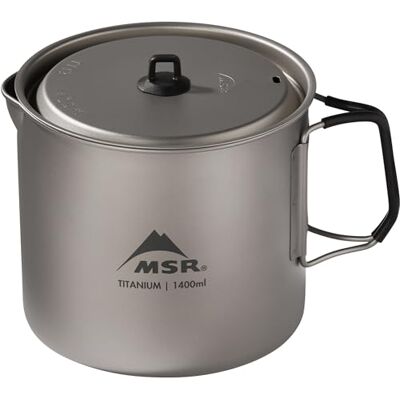 MSR Titan Camping Waterkoker Titanium 1400 ml MSR Titan Camping Waterkoker Titanium 1400 ml