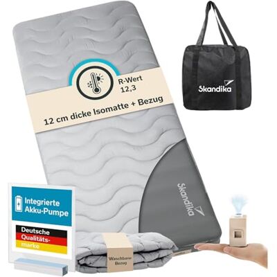skandika Easy 3D Premium Flex Luchtmatras voor 1/2 personen, met/zonder USB-C-pomp, met/zonder hoes, max. 150/300 kg, camping, luchtbed (Flex Single + hoes) skandika Easy 3D Premium Flex Luchtmatras voor 1/2 personen, met/zonder USB-C-pomp, met/zonder hoes, max. 150/300 kg, camping, luchtbed (Flex Single + hoes)