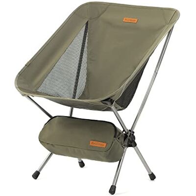 Naturehike Vouwstoel met hoge rugleuning, draagbaar, klapstoel, campingstoel, comfortabel, camping, visstoel, ultralicht, voor kamperen en wandelen, sport en vrije tijd (groen, S) Naturehike Vouwstoel met hoge rugleuning, draagbaar, klapstoel, campingstoel, comfortabel, camping, visstoel, ultralicht, voor kamperen en wandelen, sport en vrije tijd (groen, S)