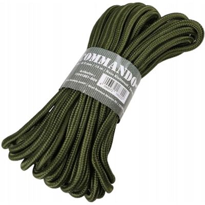 Mil-Tec Commando touw 15m olijf 9mm OLIV Mil-Tec Commando touw 15m olijf 9mm OLIV