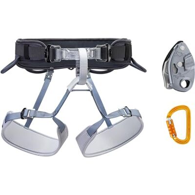 Petzl Klimset CORAX GRIGRI Sm'D uniseks, donkergrijs, 65-96 cm Petzl Klimset CORAX GRIGRI Sm'D uniseks, donkergrijs, 65-96 cm