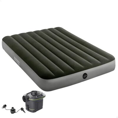 Intex Prestige Downy 2-persoons matras met luchtpomp inclusief Fiber-Tech Intex Prestige Downy 2-persoons matras met luchtpomp inclusief Fiber-Tech