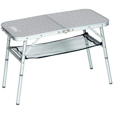 Coleman 204395 Mini campingtafel, 80 x 40 x 31,5/55 cm, zilverkleurig Coleman 204395 Mini campingtafel, 80 x 40 x 31,5/55 cm, zilverkleurig