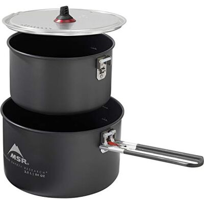 MSR Set van 2 keramische potten, inhoud 1,5 l en 2,5 liter MSR Set van 2 keramische potten, inhoud 1,5 l en 2,5 liter