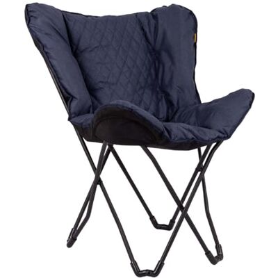 Bo-Camp Industrial Fauteuil papillon Himrod Cationique Bleu Bo-Camp Industrial Fauteuil papillon Himrod Cationique Bleu