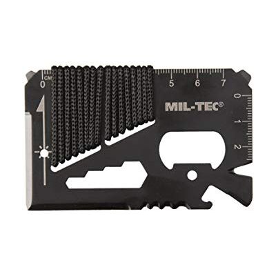 Mil-Tec 15408102 survivalset, zwart, één maat Mil-Tec 15408102 survivalset, zwart, één maat