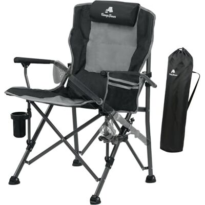 CampFeuer Visstoel Grijs/zwart Met visstandaard Campingstoel, opvouwbare reisstoel Outdoor reisstoel voor kamperen, vissen, vissen Klapstoel CampFeuer Visstoel Grijs/zwart Met visstandaard Campingstoel, opvouwbare reisstoel Outdoor reisstoel voor kamperen, vissen, vissen Klapstoel