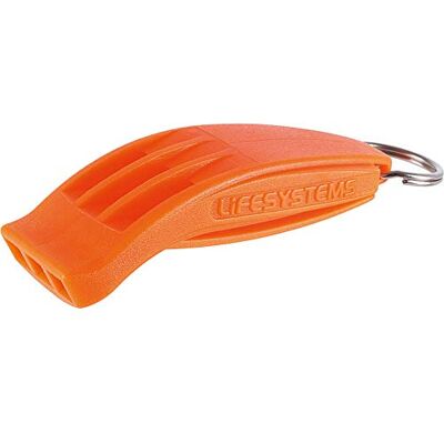 Lifesystems Hurricane Whistle Unisex, oranje, Eén maat Lifesystems Hurricane Whistle Unisex, oranje, Eén maat
