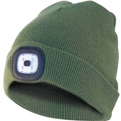 Velamp 100 lumen heldere USB-oplaadbare led-muts, één maat, wasbaar, voor sport en werk Velamp 100 lumen heldere USB-oplaadbare led-muts, één maat, wasbaar, voor sport en werk