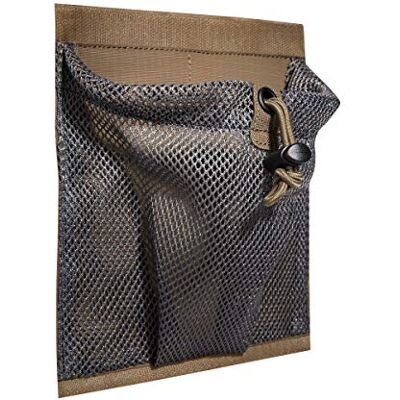 Tasmanian Tiger TT Modular Collector M VL nettas met klittenbandachterkant, 16 x 16 x 1 cm, Coyote Bruin, Effen kleur Tasmanian Tiger TT Modular Collector M VL nettas met klittenbandachterkant, 16 x 16 x 1 cm, Coyote Bruin, Effen kleur