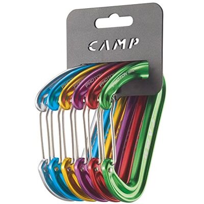 C.A.M.P. Camp Photon Wire Rack Pack – karabijnhaken – 6 stuks meerkleurig 2018 C.A.M.P. Camp Photon Wire Rack Pack – karabijnhaken – 6 stuks meerkleurig 2018
