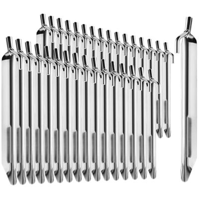 com-four ® 32x haringen van staal robuuste V-vormige haringen voor kamperen en buiten ideaal voor normale grond ideaal voor normale vloeren com-four ® 32x haringen van staal robuuste V-vormige haringen voor kamperen en buiten ideaal voor normale grond ideaal voor normale vloeren
