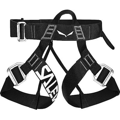 Salewa Via FERRATA EVO Harness harnas voor volwassenen, uniseks, zwart (zwart), M/XXL Salewa Via FERRATA EVO Harness harnas voor volwassenen, uniseks, zwart (zwart), M/XXL