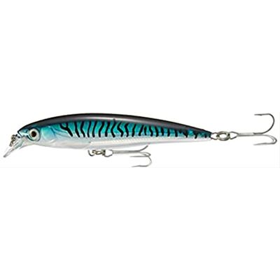 Rapala X-Rap Saltwater Aas met twee haken nr. 3, 1,2-1,8 m zwemdiepte, 10 cm maat, zilverblauwe makreel Rapala X-Rap Saltwater Aas met twee haken nr. 3, 1,2-1,8 m zwemdiepte, 10 cm maat, zilverblauwe makreel