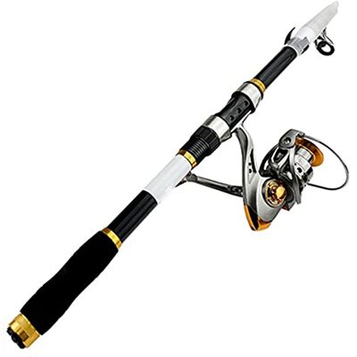 JINGYAN Cannes à pêche 2.1m .4m .7m 3.0m .6m Carbon Fiber Telescopic Fishing Rod Portable Spinning and Reels Multifunction set(Black,3.6M) JINGYAN Cannes à pêche 2.1m .4m .7m 3.0m .6m Carbon Fiber Telescopic Fishing Rod Portable Spinning and Reels Multifunction set(Black,3.6M)