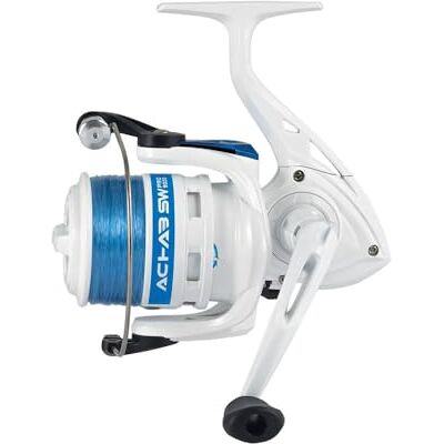 Trabucco Achab SW Pro 4000 haspel, voorkoppeling, lange gegoten spoel van grafiet, inclusief draad, voor feeder en bolognese, ideaal voor karper, dorade en sarago Trabucco Achab SW Pro 4000 haspel, voorkoppeling, lange gegoten spoel van grafiet, inclusief draad, voor feeder en bolognese, ideaal voor karper, dorade en sarago