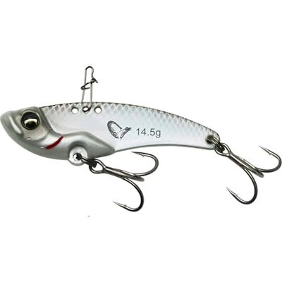 Savage Gear 5,5 cm 14,5 g VIB Blade Kleur: parelwit Savage Gear 5,5 cm 14,5 g VIB Blade Kleur: parelwit