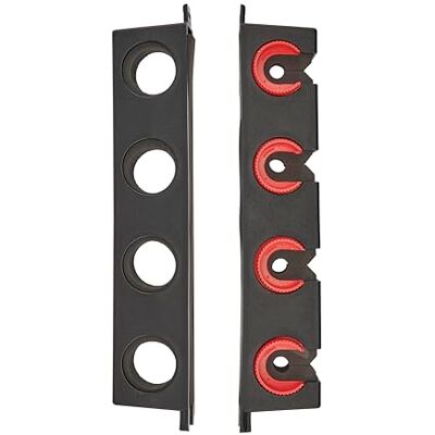 Berkley Twist Lock Utility 4 Rod Rack 4 Rod Rack, Storage Rack, Rod Management, Unisex, Zwart/Rood Berkley Twist Lock Utility 4 Rod Rack 4 Rod Rack, Storage Rack, Rod Management, Unisex, Zwart/Rood