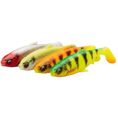 Savage Gear 3D River Roach Clear Water Mix rubberen visset voor roofvissen Savage Gear 3D River Roach Clear Water Mix rubberen visset voor roofvissen