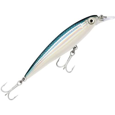 Rapala X-Rap Saltwater Aas met twee haken nr. 3, 1,2-1,8 m zwemdiepte, 10 cm maat, zilverblauwe makreel Rapala X-Rap Saltwater Aas met twee haken nr. 3, 1,2-1,8 m zwemdiepte, 10 cm maat, zilverblauwe makreel