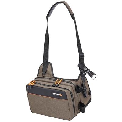 Savage Gear Specialist Draagtas Lichtgewicht vistas voor mobiele schroeven, inclusief 5B kunstaasdoos, ergonomische schouderriem, UV-beschermde kunstaasopslag Perfect voor kust- en oevervissen 8L Savage Gear Specialist Draagtas Lichtgewicht vistas voor mobiele schroeven, inclusief 5B kunstaasdoos, ergonomische schouderriem, UV-beschermde kunstaasopslag Perfect voor kust- en oevervissen 8L