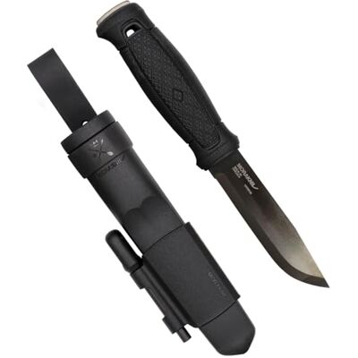 Morakniv Garberg Black Carbon met survivalkit Morakniv Garberg Black Carbon met survivalkit