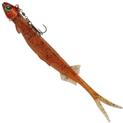 Quantum Pelagic Shad Rubberen vis visaas set met jigkop en haak, visset voor verticaal koord, vissen, spinvissen, apleseed, 25 cm Quantum Pelagic Shad Rubberen vis visaas set met jigkop en haak, visset voor verticaal koord, vissen, spinvissen, apleseed, 25 cm