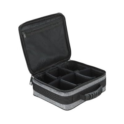 DAIWA D-VEC Beschermhoes met wieltjes, polyester, grijs, waterdicht, L 26 x 23 x 9 cm, voor 2-3 rollen Big Pit, M 36 x 26 x 14 cm voor 4-6 rollen, met segmenten, grijs., klassiek 36x26x14 cm, taille L DAIWA D-VEC Beschermhoes met wieltjes, polyester, grijs, waterdicht, L 26 x 23 x 9 cm, voor 2-3 rollen Big Pit, M 36 x 26 x 14 cm voor 4-6 rollen, met segmenten, grijs., klassiek 36x26x14 cm, taille L