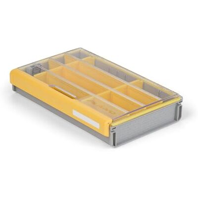PLANO Edge Flex 3700M Opslag voor visuitrusting, organisatie van hoogwaardige visuitrusting met roestpreventie, inclusief 38 flexibele scheidingswanden, geel/grijs PLANO Edge Flex 3700M Opslag voor visuitrusting, organisatie van hoogwaardige visuitrusting met roestpreventie, inclusief 38 flexibele scheidingswanden, geel/grijs