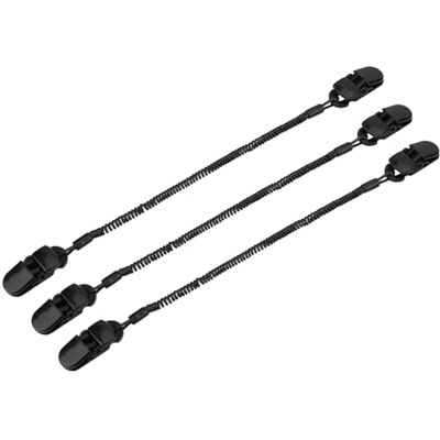 Broco Hoed Holding Clip, 3 Stuks Winddichte Cap Bevestiging met Intrekbaar Koord voor Vissen Kajakken Wandelen Lanyard Veiligheid Verstelbare Hoed Zwart Broco Hoed Holding Clip, 3 Stuks Winddichte Cap Bevestiging met Intrekbaar Koord voor Vissen Kajakken Wandelen Lanyard Veiligheid Verstelbare Hoed Zwart