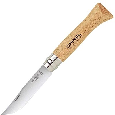 OPINEL Inox mes volwassenen blister 2540609 Nr. 06, naturel OPINEL Inox mes volwassenen blister 2540609 Nr. 06, naturel