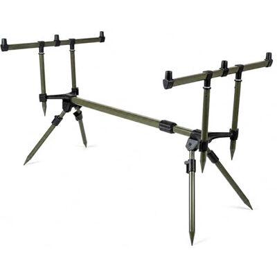 X2 Transformer Carp Rodpod Hoogwaardige Aluminium Hengel Houder Verstelbaar 75-110cm Voor Karpervissers Inclusief Tas Betrouwbaar & Duurzaam Comfortabel Vissen! X2 Transformer Carp Rodpod Hoogwaardige Aluminium Hengel Houder Verstelbaar 75-110cm Voor Karpervissers Inclusief Tas Betrouwbaar & Duurzaam Comfortabel Vissen!