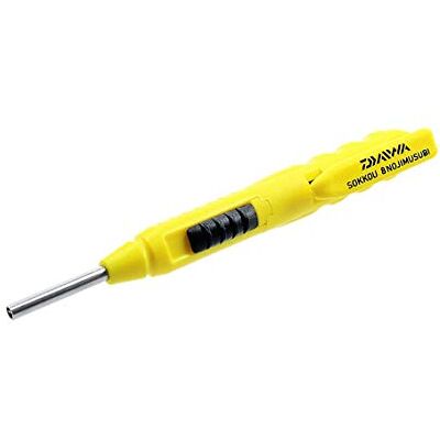 Daiwa 682220 – Sokkou knoopgereedschap – nuttig voor splitknopen, 10 centimeter, geel Daiwa 682220 – Sokkou knoopgereedschap – nuttig voor splitknopen, 10 centimeter, geel