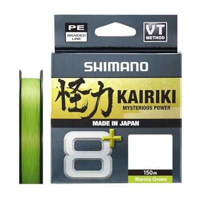 Shimano Kairiki 8+ lijn 150 m 0,06 mm 5,4 kg M groen Shimano Kairiki 8+ lijn 150 m 0,06 mm 5,4 kg M groen