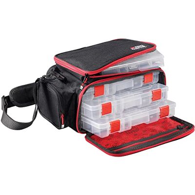 ABU GARCIA Schoudertas voor mobiele telefoon, zwart, grijs, rood, zwart, grijs, rood., Modern ABU GARCIA Schoudertas voor mobiele telefoon, zwart, grijs, rood, zwart, grijs, rood., Modern