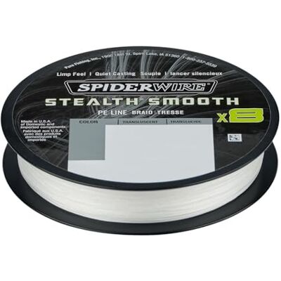 Spiderwire Vlecht 8 strengen Stealth Smooth8-0,13 mm 11,2 kg 300 m doorschijnend 1515662 Spiderwire Vlecht 8 strengen Stealth Smooth8-0,13 mm 11,2 kg 300 m doorschijnend 1515662