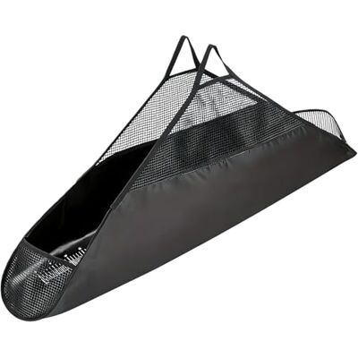 PORFOYO Draagtas van pvc om te vissen Weegzak voor vissen Met visliniaal Receptiemat voor grote vissen, karpers, meervallen Zwart PORFOYO Draagtas van pvc om te vissen Weegzak voor vissen Met visliniaal Receptiemat voor grote vissen, karpers, meervallen Zwart