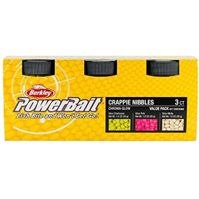 Berkley Appat Crappie Nibbles 3 Pack Selection Gesorteerd 3 stuks 1499233 Berkley Appat Crappie Nibbles 3 Pack Selection Gesorteerd 3 stuks 1499233