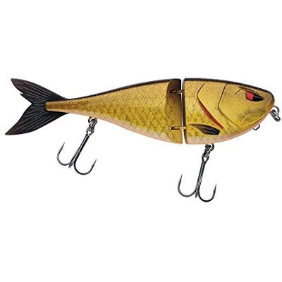Berkley Zilla Jointed Glider Snoekaas Glide Bait slow down lokaas met Fusion 19 drievoudige haak Agressieve S-Action met extreem sterke rammelaar loodvrij Berkley Zilla Jointed Glider Snoekaas Glide Bait slow down lokaas met Fusion 19 drievoudige haak Agressieve S-Action met extreem sterke rammelaar loodvrij