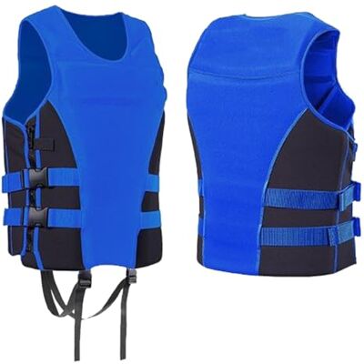 XNEOPP Swim Vest Neoprene Adult Teen Professional Anti-Collision Swim Vest Water Sports Safety Floating Jacket Surfing Boating Fishing Kayaking Swimming Outdoor Safety Gear Buoyancy Aid(Blue,X-Small) XNEOPP Swim Vest Neoprene Adult Teen Professional Anti-Collision Swim Vest Water Sports Safety Floating Jacket Surfing Boating Fishing Kayaking Swimming Outdoor Safety Gear Buoyancy Aid(Blue,X-Small)