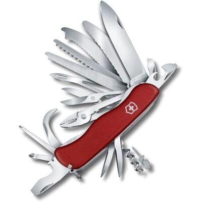 Victorinox Tasmesser Work Champ XL (31 functies, vaste lijst, houtzagen, combi-zange, draadsnijder) rood Victorinox Tasmesser Work Champ XL (31 functies, vaste lijst, houtzagen, combi-zange, draadsnijder) rood