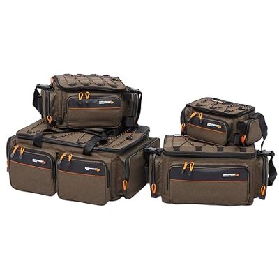 Savage Gear System Dooszak Lichtgewicht schoudertas voor mobiele vissers Inclusief 3 kunstaasdozen, ergonomische riem, UV-beschermde opslag Ideaal voor kleine kunstaas & rigs Groot Savage Gear System Dooszak Lichtgewicht schoudertas voor mobiele vissers Inclusief 3 kunstaasdozen, ergonomische riem, UV-beschermde opslag Ideaal voor kleine kunstaas & rigs Groot