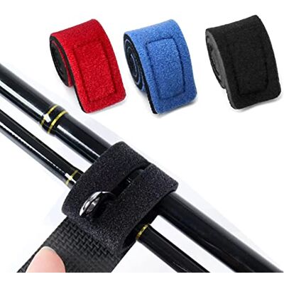 ZHjuju Set van 6 elastische hengelriemen, verstelbare vaste hengelriemen, hengelhouder, vaste magische band, tasaccessoires ZHjuju Set van 6 elastische hengelriemen, verstelbare vaste hengelriemen, hengelhouder, vaste magische band, tasaccessoires