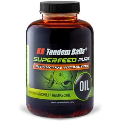 Tandem Baits SuperFeed Pure Intens Aroma Olie Karper Vissen Visaccessoires Karper Vislader Karpervisaccessoires 500 ml Tandem Baits SuperFeed Pure Intens Aroma Olie Karper Vissen Visaccessoires Karper Vislader Karpervisaccessoires 500 ml