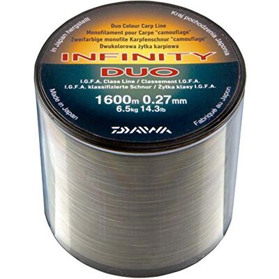 Daiwa Infinity Line Duo Carp, groen/zwart, visdraad, monofilament, karper Daiwa Infinity Line Duo Carp, groen/zwart, visdraad, monofilament, karper