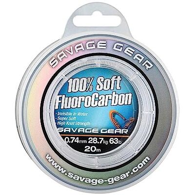 Savage Gear Fluorocarbon onderlijn 100% zacht 50 m Savage Gear Fluorocarbon onderlijn 100% zacht 50 m